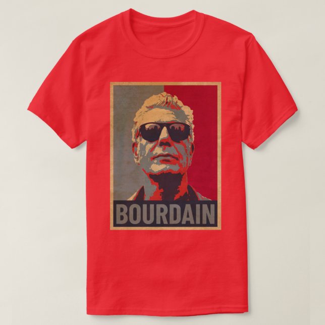 Camiseta Anthony Bourdain Hope (Diseño del anverso)