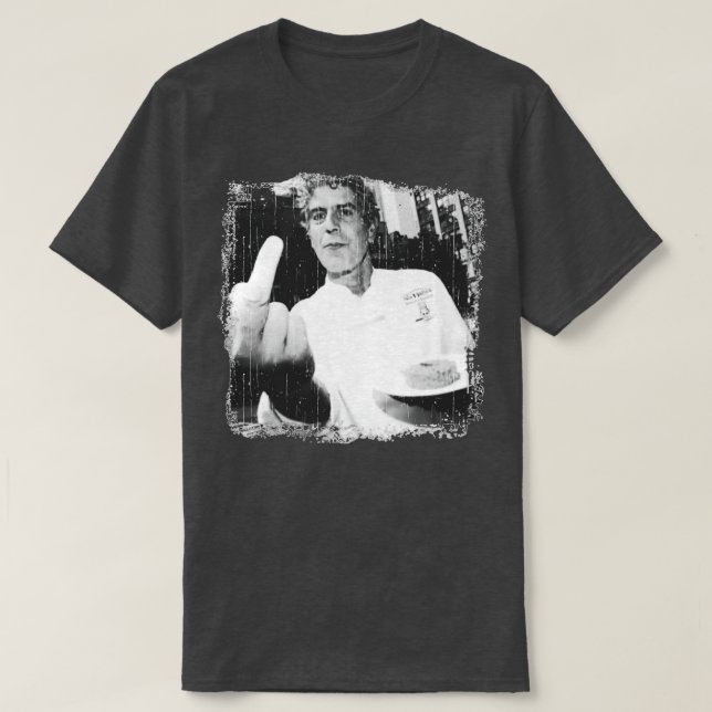 Camiseta Anthony Bourdain TShirt (Diseño del anverso)