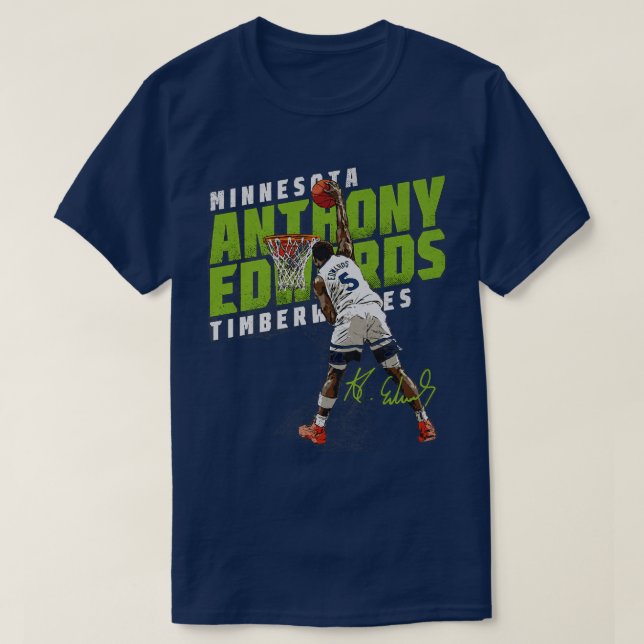 Camiseta Anthony Edwards Minnesota Slant (Diseño del anverso)