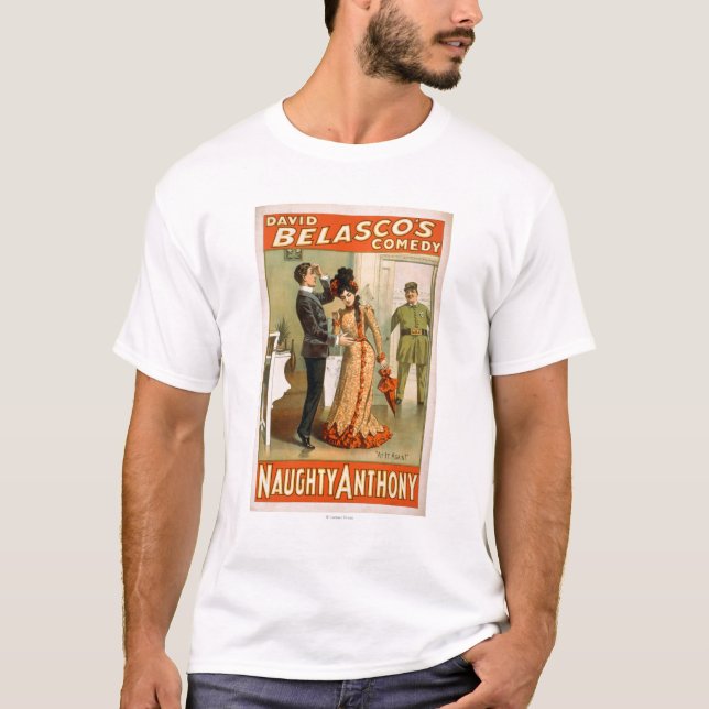Camiseta Anthony travieso "en él otra vez" poster del (Anverso)