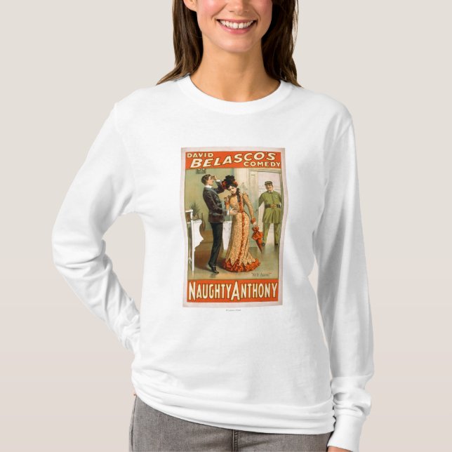 Camiseta Anthony travieso "en él otra vez" poster del (Anverso)