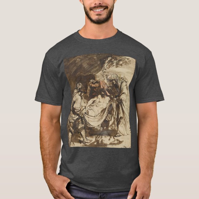 Camiseta Anthony van Dyck - El entierro (Anverso)