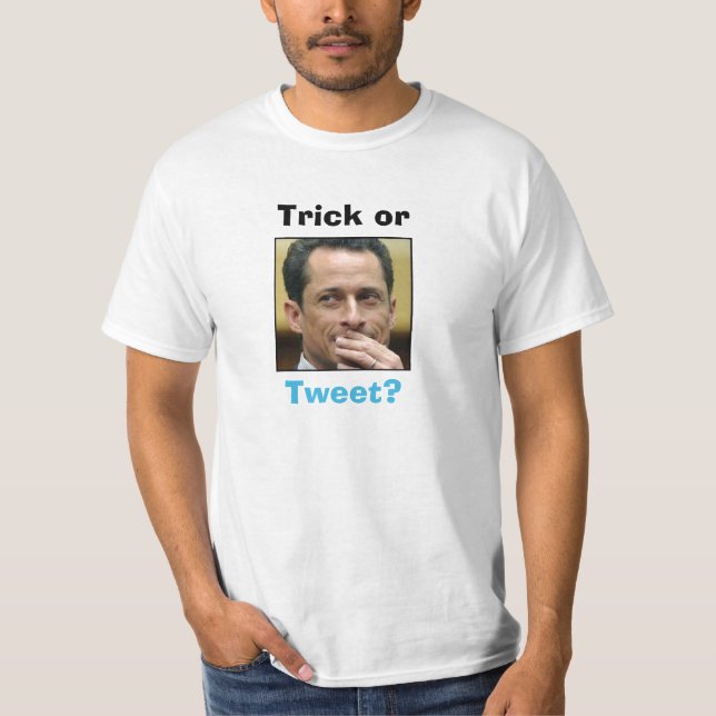 Camiseta ¿Anthony Weiner - truco o pío? (Anverso)