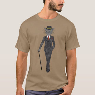 Camiseta Anthropomorphic Cat 4
