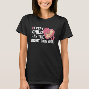 Camiseta Anti Aborto Pro Life Choice Stop Unborn Lives Co
