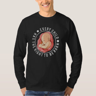Camiseta Anti Aborto Pro Life Choice Stop Unborn Lives Co