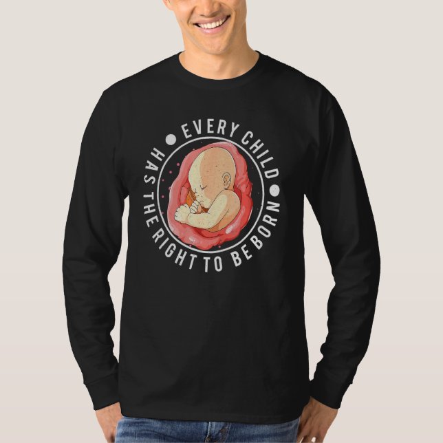 Camiseta Anti Aborto Pro Life Choice Stop Unborn Lives Co (Anverso)