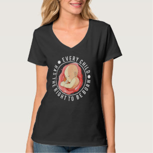 Camiseta Anti Aborto Pro Life Choice Stop Unborn Lives Co