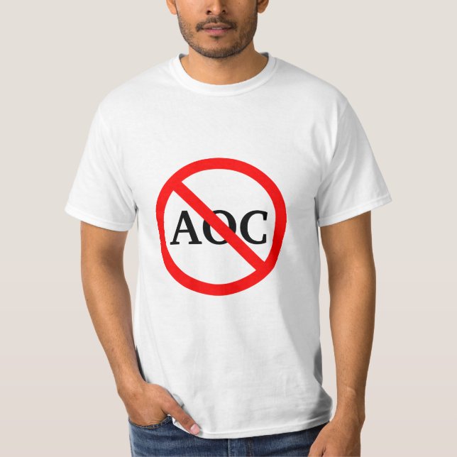 Camiseta Anti AOC Alexandria Ocasio Cortez T-Shirt (Anverso)