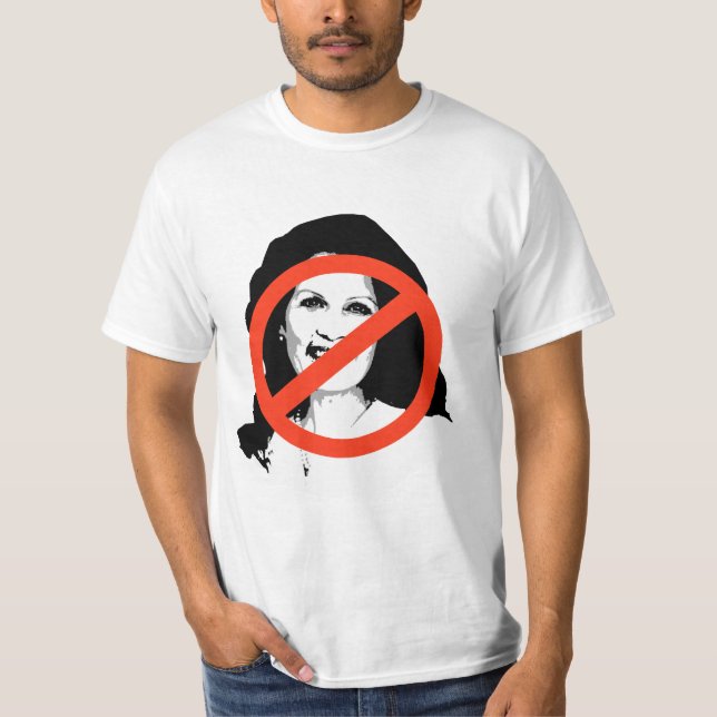 Camiseta ANTI-BACHMAN: Anti-Michelle Bachman (Anverso)