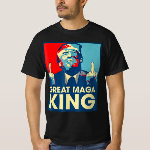 Camiseta Anti Biden El Gran Maga Rey Fun Trump Ultra Mag
