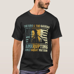 Camiseta Anti Biden Harris The Hag&amp; The Gasbag Politic