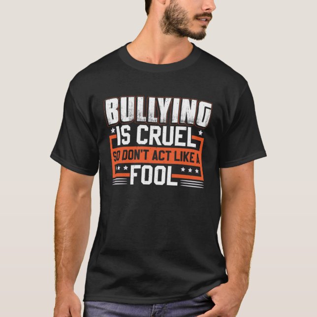 Camiseta Anti Bully Unity Day Anti Bullying (Anverso)