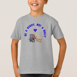 Camiseta Anti-bullying "Sé un Buddy, no un Bully"