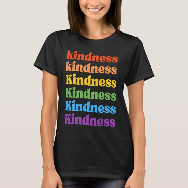 Camiseta Anti Bullying Unity Day Kindness Rainbow Kids Grap (Anverso)