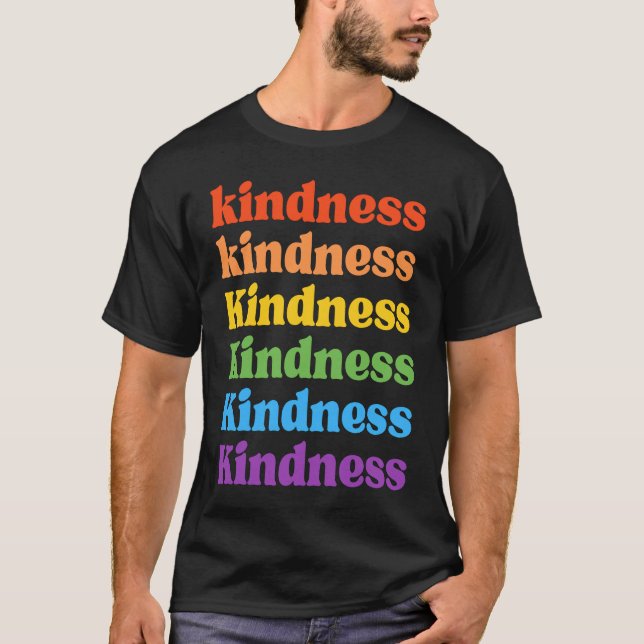 Camiseta Anti Bullying Unity Day Kindness Rainbow Kids Grap (Anverso)