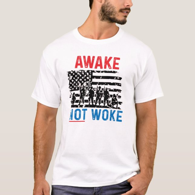 Camiseta Anti Cancel Culture AWAKE no se despierta (Anverso)
