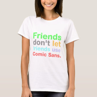 Camiseta Anti-Cómico sin fuente