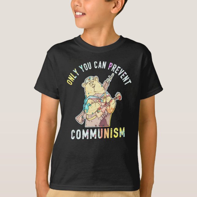 Camiseta Anti Communism Capitalism Antisocialist (Anverso)