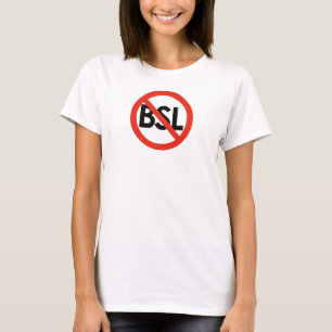 Camiseta anti de BSL: Castigue el hecho, no la