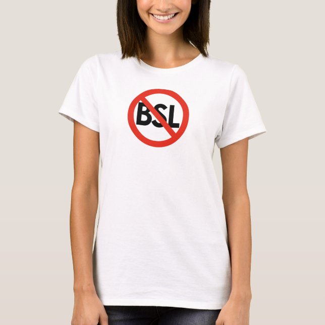 Camiseta anti de BSL: Castigue el hecho, no la (Anverso)