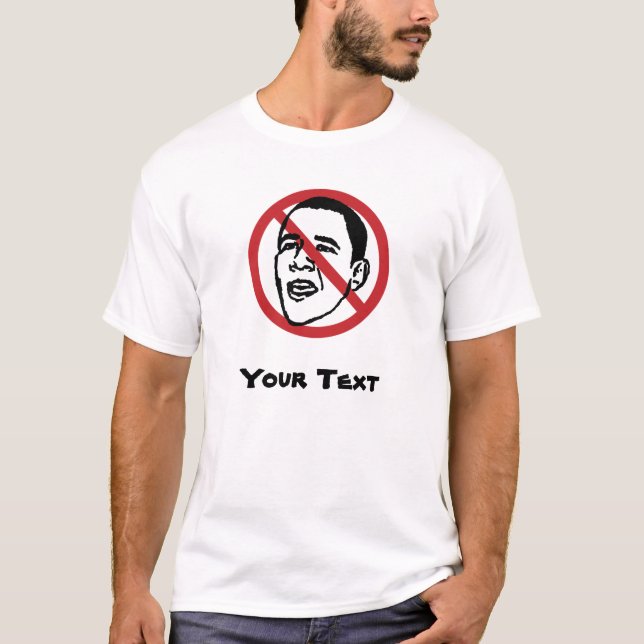 Camiseta anti de encargo de Obama (Anverso)