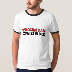 Camiseta anti de la fricción de Demócrata los