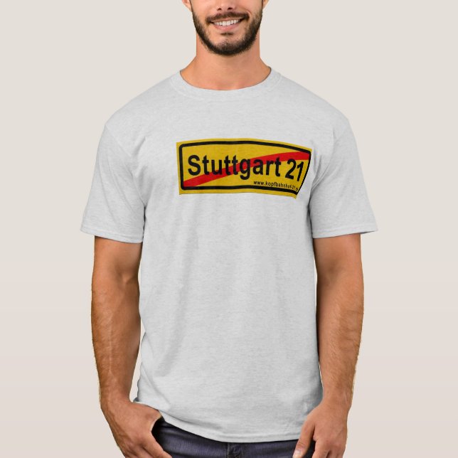 Camiseta Anti- De Stuttgart 21 (Anverso)
