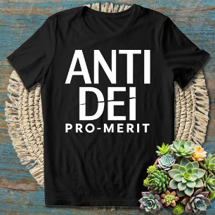 Camiseta Anti DEI Pro Merit - Declaración audaz sobre la ig