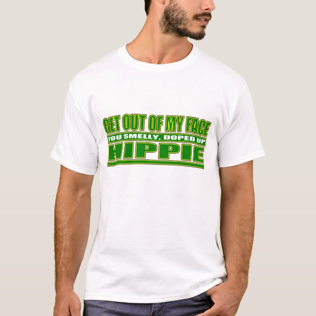 Camiseta anti del Hippie (Anverso)
