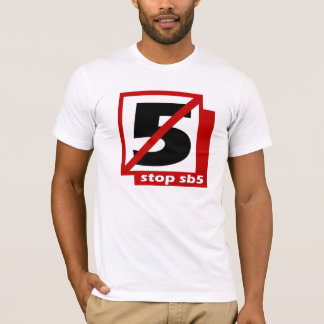 Camiseta anti del logotipo del SB 5