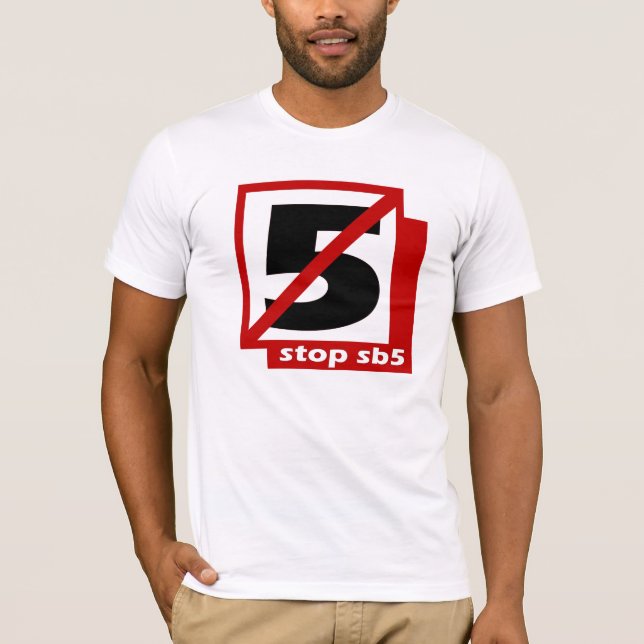 Camiseta anti del logotipo del SB 5 (Anverso)