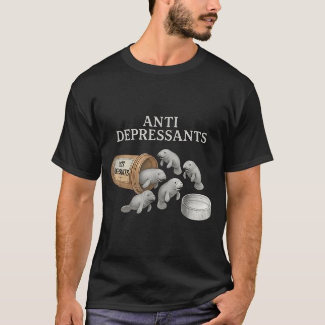 Camiseta Anti Depressants Manatees  (Anverso)