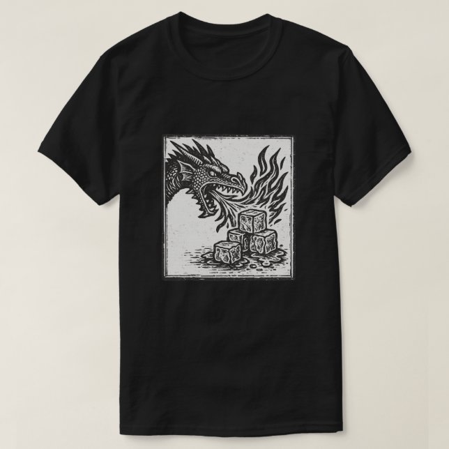 Camiseta Anti Dragón de Hielo (Diseño del anverso)