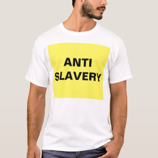 Camiseta anti esclavitud amarillo