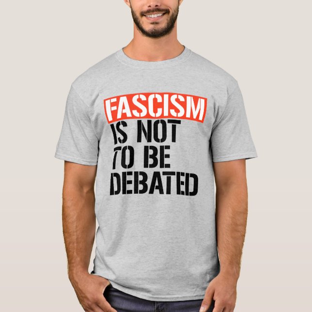 Camiseta ANTI-FACISTA (Anverso)