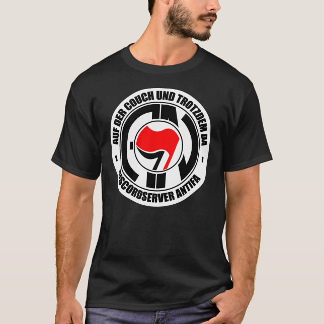 Camiseta Anti-Fascist Network Logo Shirt Essential T-Shirt (Anverso)