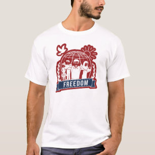 Camiseta ANTI-GLOBALISM/FREEDOM - Inglaterra, los E.E.U.U.