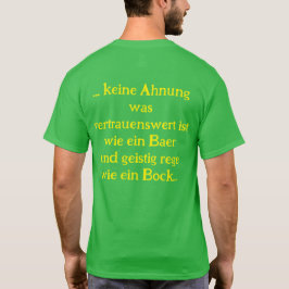 Camiseta Anti Grüne Spruch