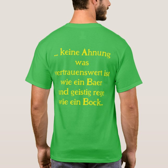 Camiseta Anti Grüne Spruch (Reverso)