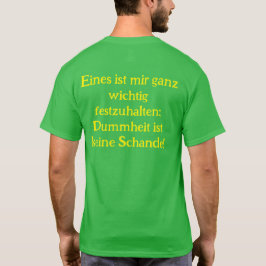 Camiseta Anti Grüne Spruch