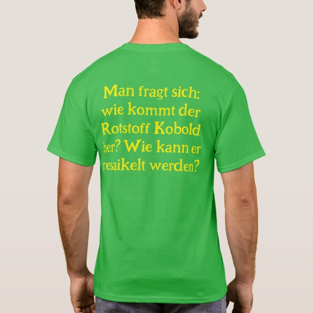 Camiseta Anti Grüne Spruch (Reverso)
