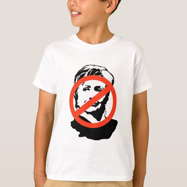 Camiseta ANTI-HILLARY: Anti-Hillary Clinton (Anverso)