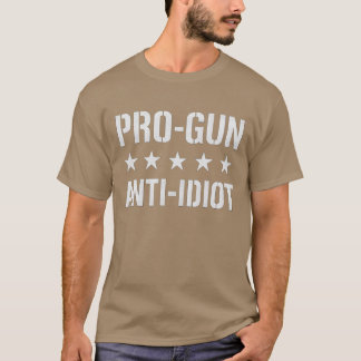CAMISETA ANTI-IDIOTA PRO-GUN