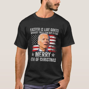 Camiseta Anti Joe Biden 4° De Navidades 4 De Julio