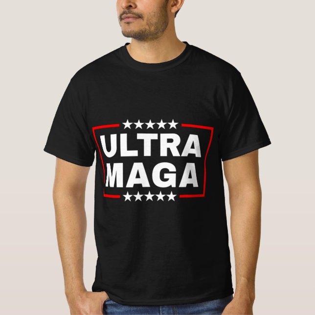 Camiseta Anti Joe Biden Ultra Maga  (Anverso)