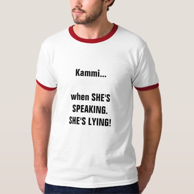 Camiseta anti-Kamala Harris (Anverso)