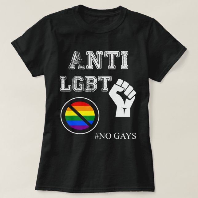 Camiseta Anti Lgbt Y Mujeres Sin Gays.png (Diseño del anverso)