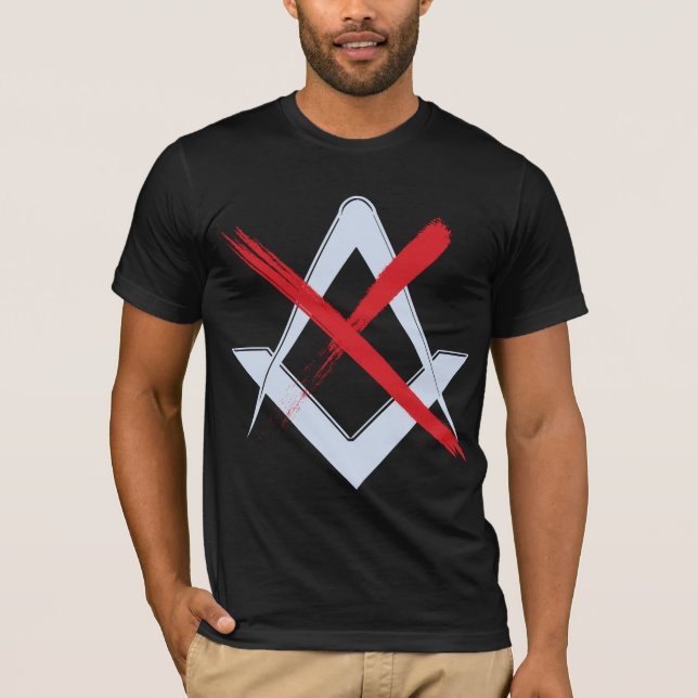 Camiseta Anti mason/No Masons (Anverso)