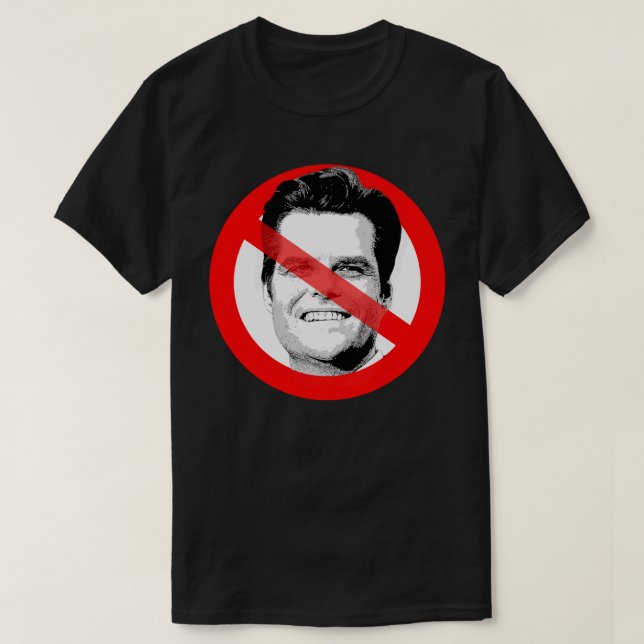 Camiseta Anti Matt Gaetz cruzó la cara (Diseño del anverso)